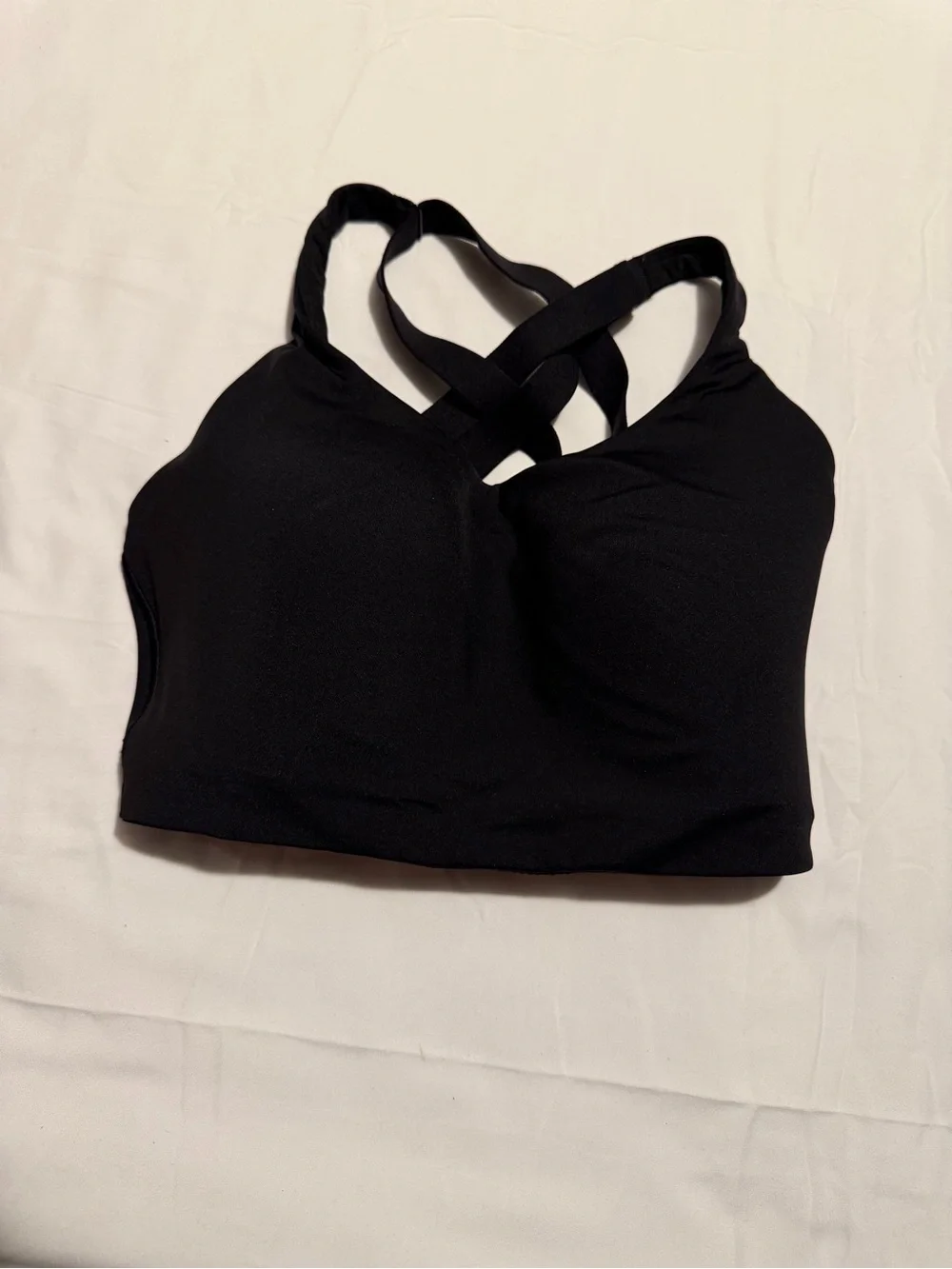lululemon athletica Black Crisscross Strappy Sports Bra